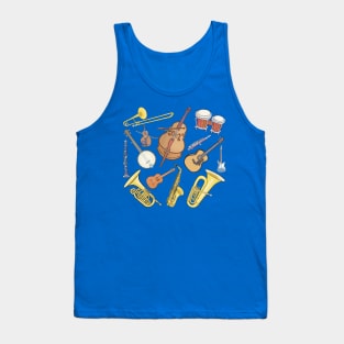 Musical instruments Tank Top